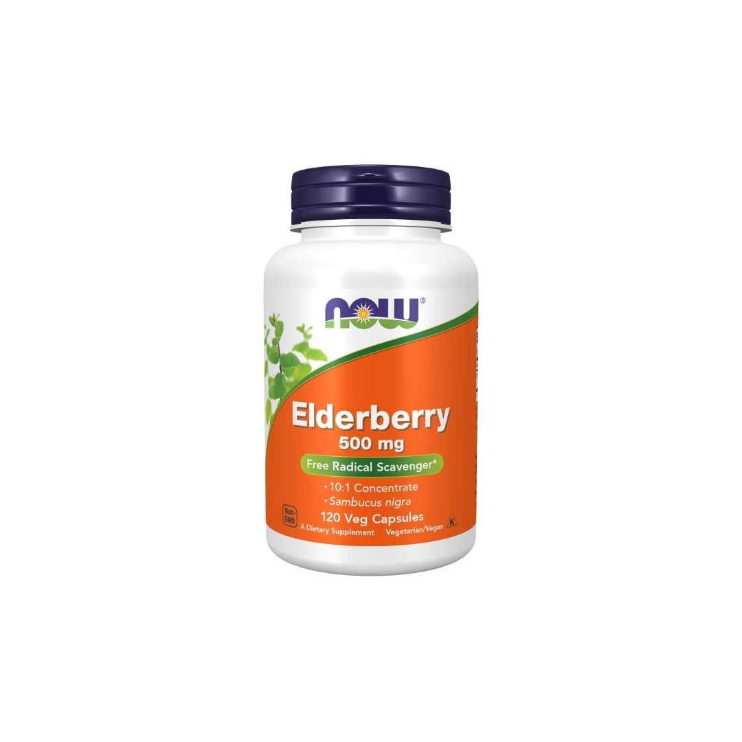 Holunder 500 Mg 120 Veg-Kapseln Now Foods